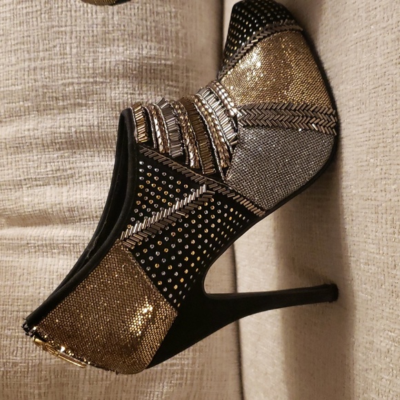 Rhinestone Boots - Colin Stuart Sz 8 - Picture 3 of 17